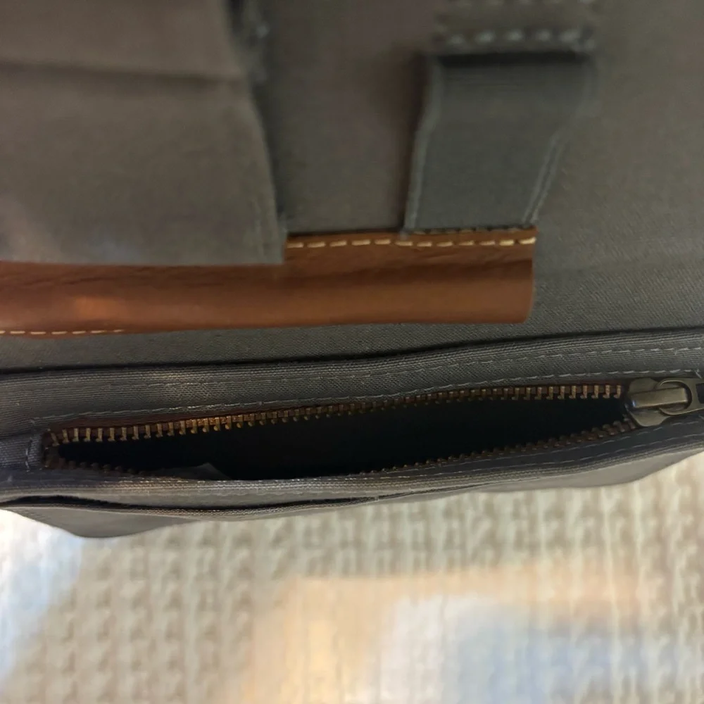 Indian Motorcycle Brown Leather Trifold Travel Organizer Wallet
